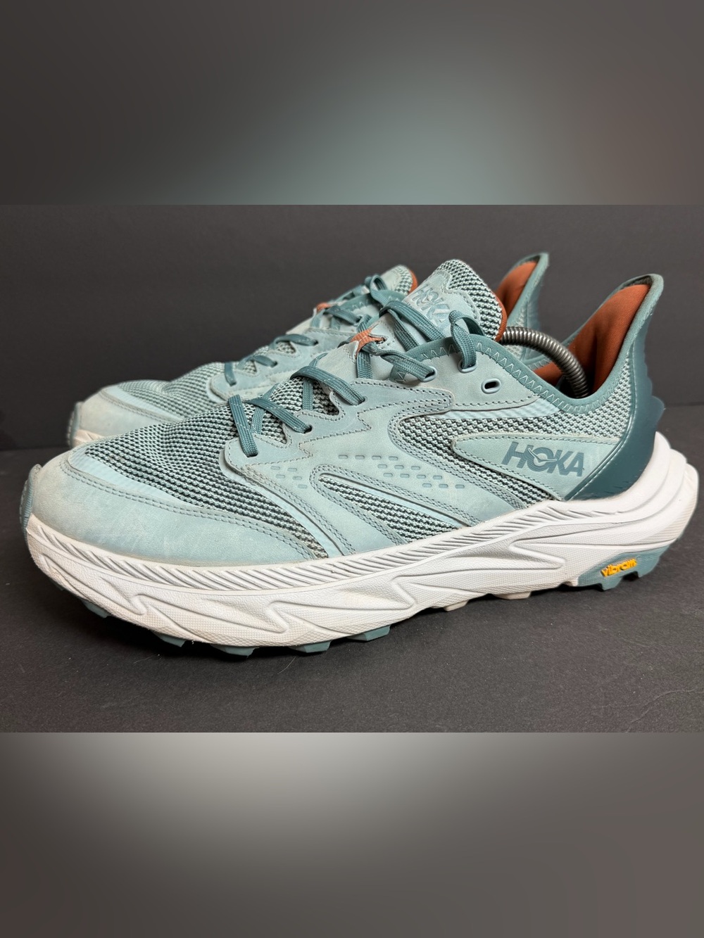 Hoka One One Anacapa 2 Freedom Shoes Mens Size 12D Blue Running Hiking Sneakers